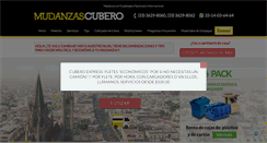 Desktop Screenshot of mudanzascubero.com