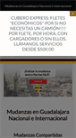 Mobile Screenshot of mudanzascubero.com